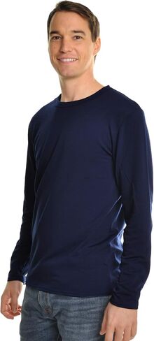 Swan Men's Fleece-Lined Long-Sleeve Thermal Tops (1 or 3-Pack) in Kuwait