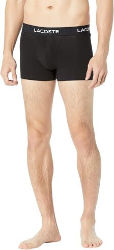Lacoste Mens 5-Pack Regular Fit Boxer Trunk in Kuwait