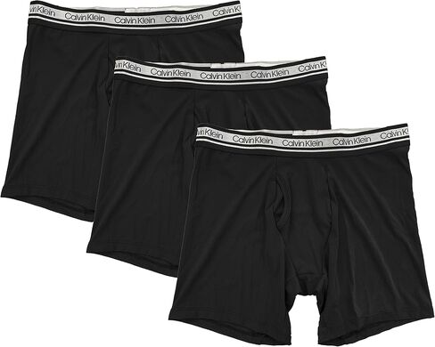 Calvin Klein Men's Microfiber Wicking Boxer Briefs 3 Pack in Saudi Arabia