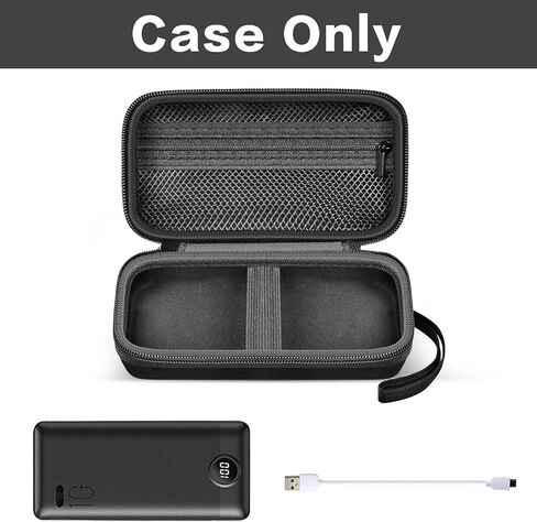 PAIYULE Case Compatible with VRURC/for INIU/for VEGER/for Charmast 10000mAh Phone Portable Charger, Power Bank Travel Carrying Storage Holder Battery Pack Charger Pouch Fits for Cables(Box Only) in Saudi Arabia