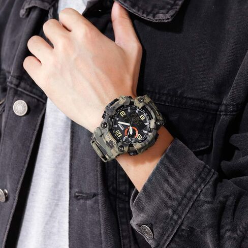 Men's Watches Multi Function Military S-Shock Sports Watch LED Digital Waterproof Alarm Watches in Saudi Arabia