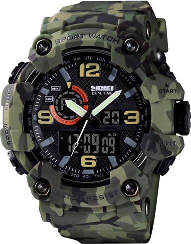 Men's Watches Multi Function Military S-Shock Sports Watch LED Digital Waterproof Alarm Watches in Saudi Arabia