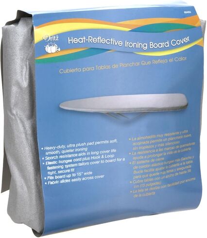 Dritz Clothing Care 82454 Deluxe Cotton Ironing Board Cover, 54 x 15-Inch , Beige in Kuwait