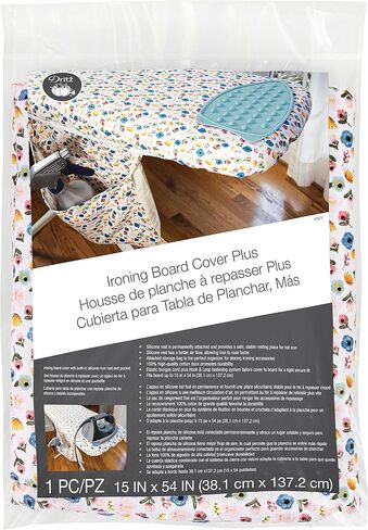 Dritz Clothing Care 82454 Deluxe Cotton Ironing Board Cover, 54 x 15-Inch , Beige in Kuwait