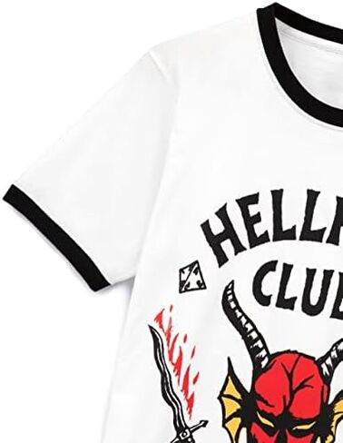 Stranger Things Hellfire Club T-Shirt Adults Mens Women Hawkins Outfit in Kuwait