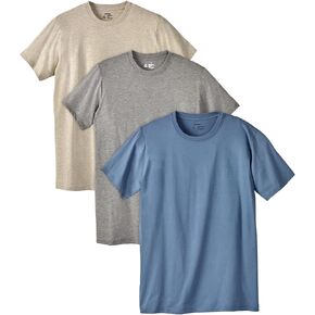 KingSize Men's Big & Tall Cotton Crewneck Undershirt 3-Pack in Saudi Arabia