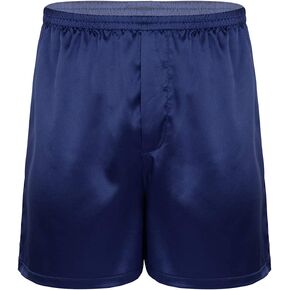 YOOJOO Mens Satin Boxer Shorts Pajamas Bottom Sleepwear Boxers Underwear Beach Shorts