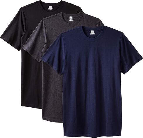 KingSize Men's Big & Tall Cotton Crewneck Undershirt 3-Pack in Kuwait