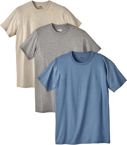 KingSize Men's Big & Tall Cotton Crewneck Undershirt 3-Pack in Saudi Arabia