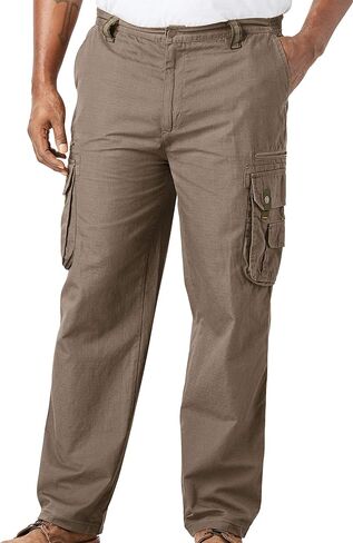 Boulder Creek by Kingsize Men's Big & Tall Expedition Ripstop Cargo Pants in Kuwait