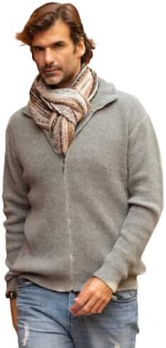 NOVICA Men's 100% Alpaca Cardigan, Casual Grey' in Saudi Arabia