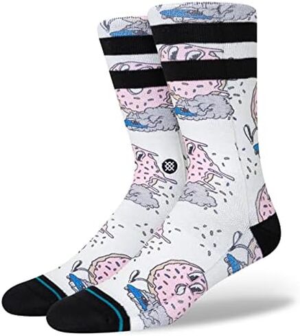 Stance Crew Cruzin for A Bruzin Socks أوف وايت in Saudi Arabia