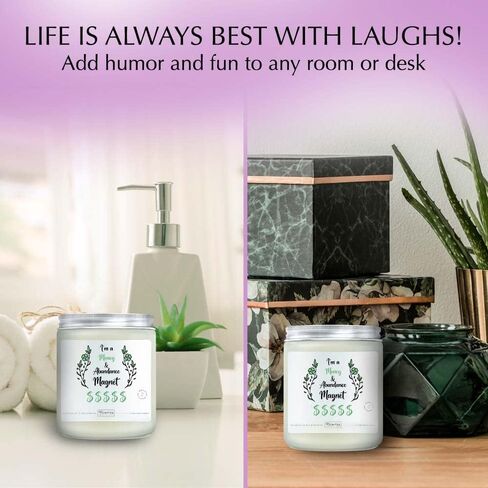 Money Abundance Drawing Gift Idea 8oz Lavender Aromatherapy Candle for Manifestation, Intention, Attracting Cash Flow Boost, Luck Spell, Purification Chakra Healing Scented Natural Soybean Wax Candles in Saudi Arabia