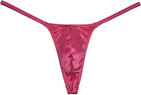Jaxu Men's Swim Thong Slim Pouch G-String Bikini Shiny T-back in Kuwait