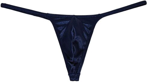 Jaxu Men's Swim Thong Slim Pouch G-String Bikini Shiny T-back in Kuwait