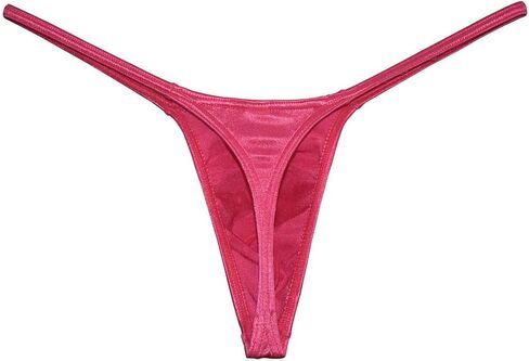 Jaxu Men's Swim Thong Slim Pouch G-String Bikini Shiny T-back in Kuwait