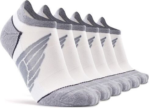Compression Ankle Cushioned Running Sport Socks for Men Women, Busy Socks Low Cut Arch Support Tab Athletic Socks 3 Pairs in Saudi Arabia