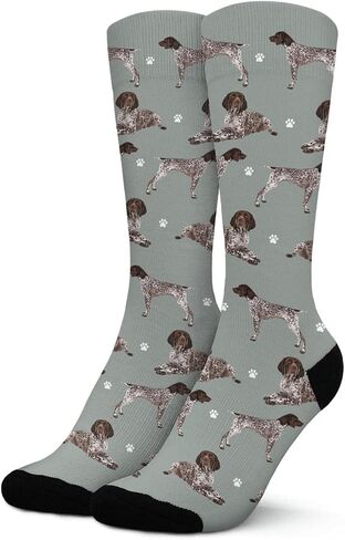 Subvise Funny Dog Crew Socks,Personalized Pet Athletic Winter Socks for Men Women in Saudi Arabia