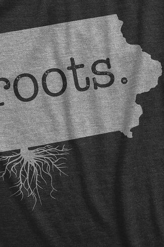 Thread Tank Home Roots State Iowa IA Men's Modern Fit T-Shirt Printed Graphic Tee in Kuwait