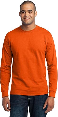 Port & Company Tall Long Sleeve 50/50 Cotton/Poly T-Shirt. PC55LST in Kuwait