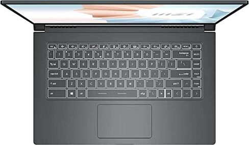 MSI Modern 15A 15.6" FHD Rugged Ultrabook Laptop, Intel Core i7-1195G7 Processor, Intel Iris Xe, 16GB DDR4, 1TB PCIe SSD, WiFi, Webcam, Backlit Keyboard, Windows 11 Home, Carbon Gray in Kuwait