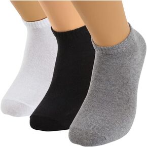 12 Pairs Seamless Socks Ankle Low-Cut for Men, Women With Mesh Laundry Bag in Saudi Arabia