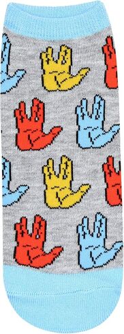 Star Trek Spock Trek Yourself Before You Wreck Yourself Juniors/Womens 5 Pack Ankle Socks in Saudi Arabia