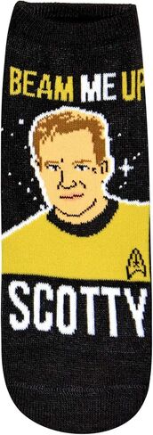 Star Trek Spock Trek Yourself Before You Wreck Yourself Juniors/Womens 5 Pack Ankle Socks in Saudi Arabia