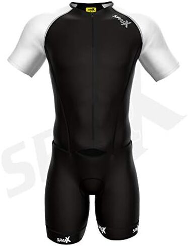 بدلة Sparx للرجال Elite Aerosuit Triathlon بدلة ثلاثية الأكمام للرجال بأكمام قصيرة in Kuwait