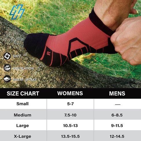 Hylaea Athletic Running Socks Cushion Padded Moisture Wicking Low Cut in Saudi Arabia