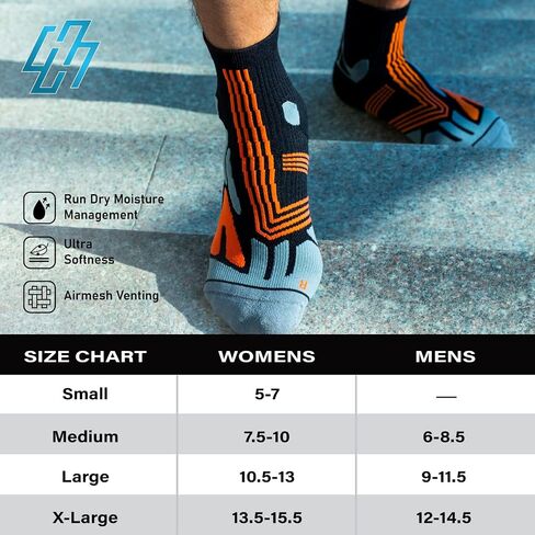 Hylaea Athletic Running Socks Cushion Padded Moisture Wicking Low Cut in Saudi Arabia