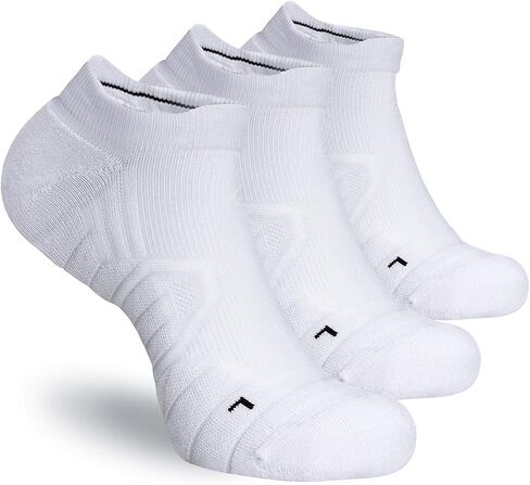 Hylaea Athletic Running Socks Cushion Padded Moisture Wicking Low Cut in Saudi Arabia