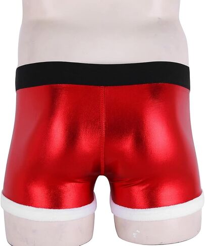 Lejafay Christmas Underwear Men's Flannel Underwear Male Boxer Shorts Boxershorts Long Underpants Shiny Shorts X-Large in Saudi Arabia