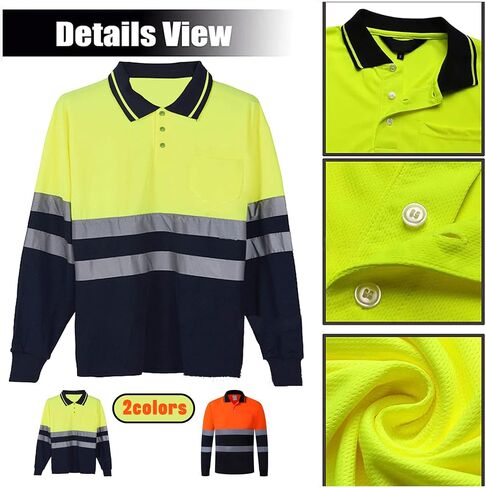 DOBYYUNZHEN Customized Man Polo Shirt Personalized High Visibility Reflective Work Wear for Man in Saudi Arabia