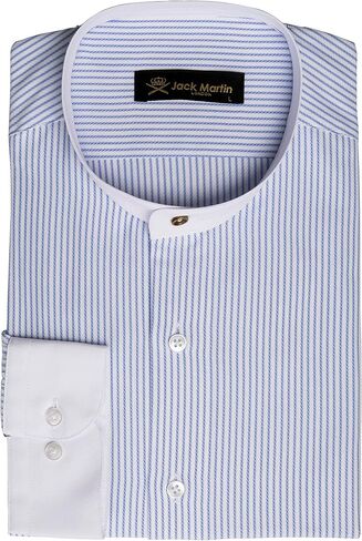 Band Collar Shirts for Men | Mens Long Sleeve Shirt | Mens Dress Shirts | Mens Shirts Casual Stylish | Button Up Shirt Men in Saudi Arabia
