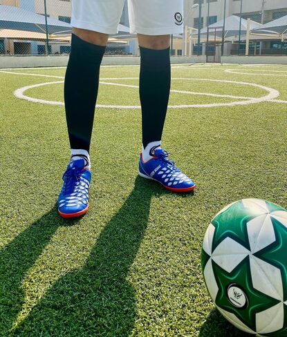 VEEGGARRI 2- PACK SOCCER SOCKS BUNDLE ( Blue + Black), One Size Tall, v-1 in Saudi Arabia