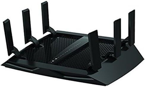 Netgear R8000-100PAS Nighthawk X6 Wireless Router 802.11A/B/G/n/AC Desktop, Black in Saudi Arabia