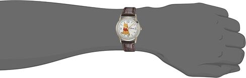 Disney Winnie the Pooh Adult Classic Cardiff Analog Quartz Leather Strap Watch in Saudi Arabia