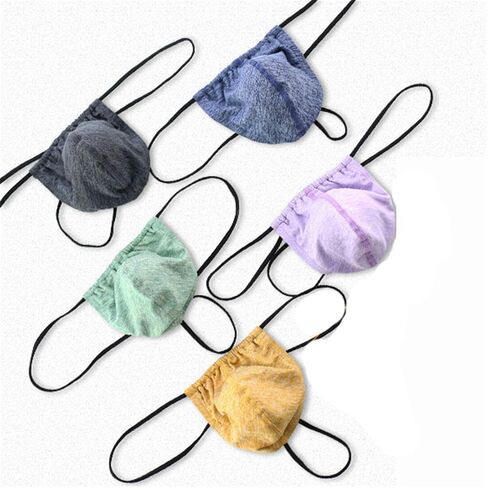 Andongnywell Mens Sexy Briefs Soft Breathable Bulge Pouch Underwear Thongs Underpants Panties 3 Pack Lingerie in Saudi Arabia