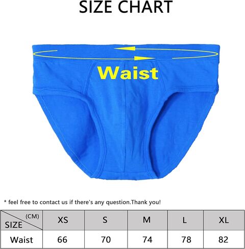 Men Cotton Breifs 3 Pack,Moisture Wicking Soft Comfy Briefs Classic Breathable Stretch Underwear(XS,Blue) in Saudi Arabia
