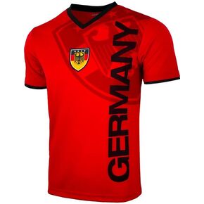 Icon Sports Men's Germany Short Sleeve Football Shirt, Deutschland Soccer T-Shirt in Kuwait