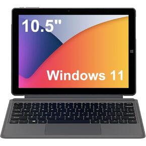تابلت ويندوز 11 من اول كيوب بشاشة لمس 2 في 1 قابلة للفصل، انتل سيليرون N4120، ذاكرة RAM 8GB، SSD 128GB، 10.5 انش FHD IPS 1920x1280، واي فاي 2.4G+5G، بلوتوث، نوع C، HDMI in Kuwait