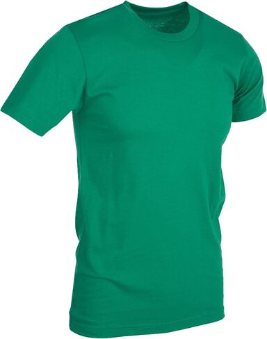 BILLIONHATS 6 Pack Men's Solid Colors Cotton T-Shirts Short Sleeve Lightweight Tees, Bulk in Saudi Arabia