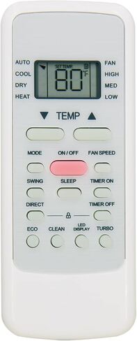 Replacement Remote Control for Midea TGM AC Air Conditioner RG51A(2)/EU1 RG51A(2) EU1 MWPOT12SA MWPOT12S MWPOT18S MWPOT24S in Saudi Arabia
