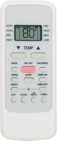 Replacement Remote Control for Midea TGM AC Air Conditioner RG51A(2)/EU1 RG51A(2) EU1 MWPOT12SA MWPOT12S MWPOT18S MWPOT24S in Saudi Arabia
