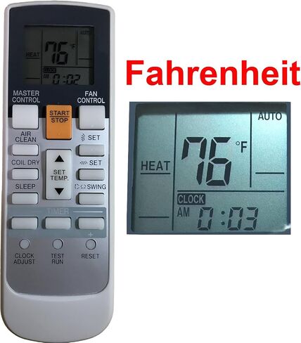 Replacement for Friedrich Air Conditioner Remote Control Model Number AR-RAE1U Works for M09YG M12YG MW09Y3G MW09Y3H MW12Y3G MW12Y3H in Saudi Arabia