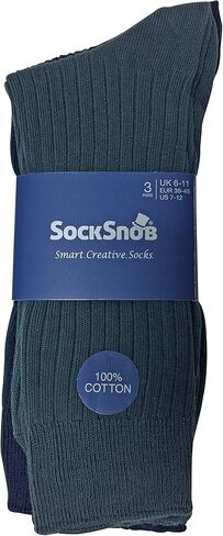 مجموعة من 6 جوارب رفيعة للرجال مصنوعة من القطن بنسبة 100% وخفيفة الوزن ومسامية ومضلعة in Kuwait