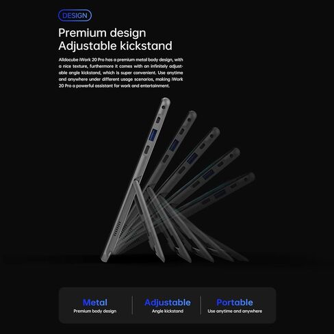 تابلت ويندوز 11 من اول كيوب بشاشة لمس 2 في 1 قابلة للفصل، انتل سيليرون N4120، ذاكرة RAM 8GB، SSD 128GB، 10.5 انش FHD IPS 1920x1280، واي فاي 2.4G+5G، بلوتوث، نوع C، HDMI in Kuwait