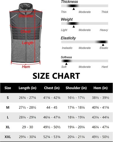Little Donkey Andy Men's Lightweight Golf Vest Warm Outdoor Sleeveless Jacket for Hiking Travel Running Casual in Saudi Arabia