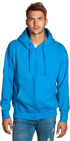 Men's Full Zip Up Ultimate Heavyweight Fleece Hoodie in Saudi Arabia